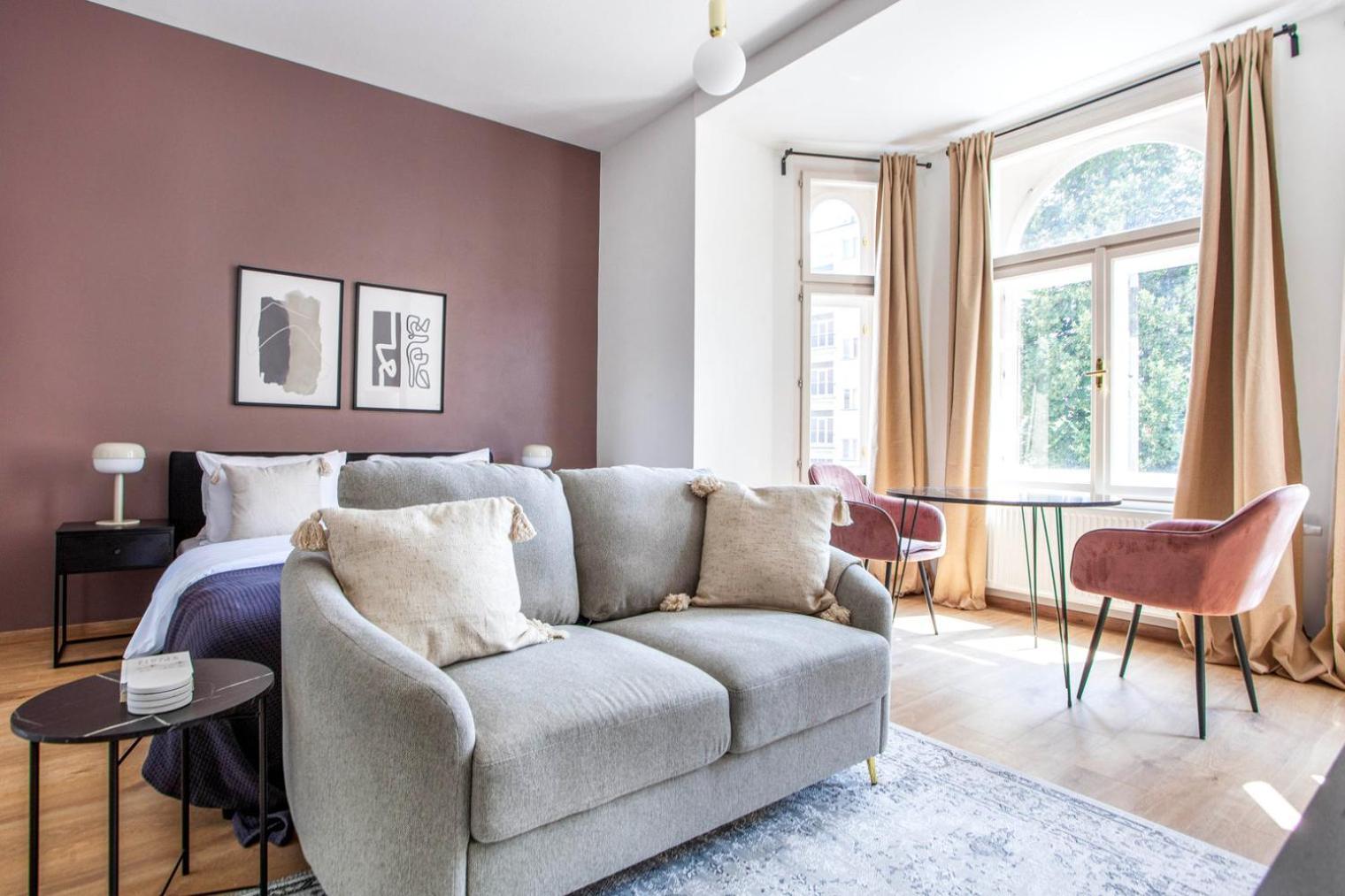 Apartment Blueground Vrsovice Near Park Peaceful Area Prg-6 Prag
